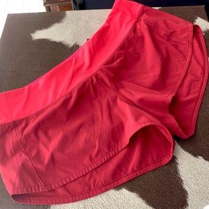 Lululemon-Speed Up shorts 2.5” inseam.
